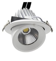 25W Adjustable Recessed LED Spotlight with Philips Driver CCT CRI92 - Flood & Spot Lights - Downlights