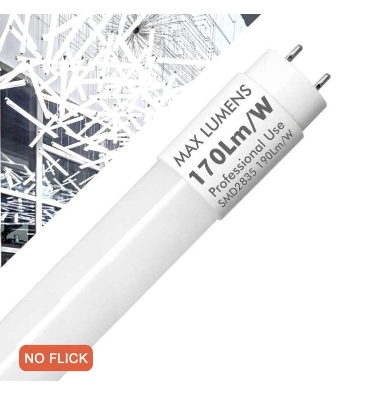 25W LED Tube Glass 150cm T8 170 Lm/W 4250Lm 10 PACK