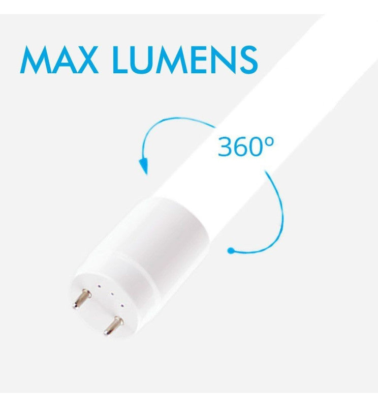 25W LED Tube Glass 150cm T8 170 Lm/W 4250Lm 10 PACK