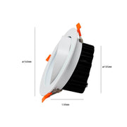 25W Recessed LED Downlight 3 CCT - Ceiling Light Fixtures - Downlights