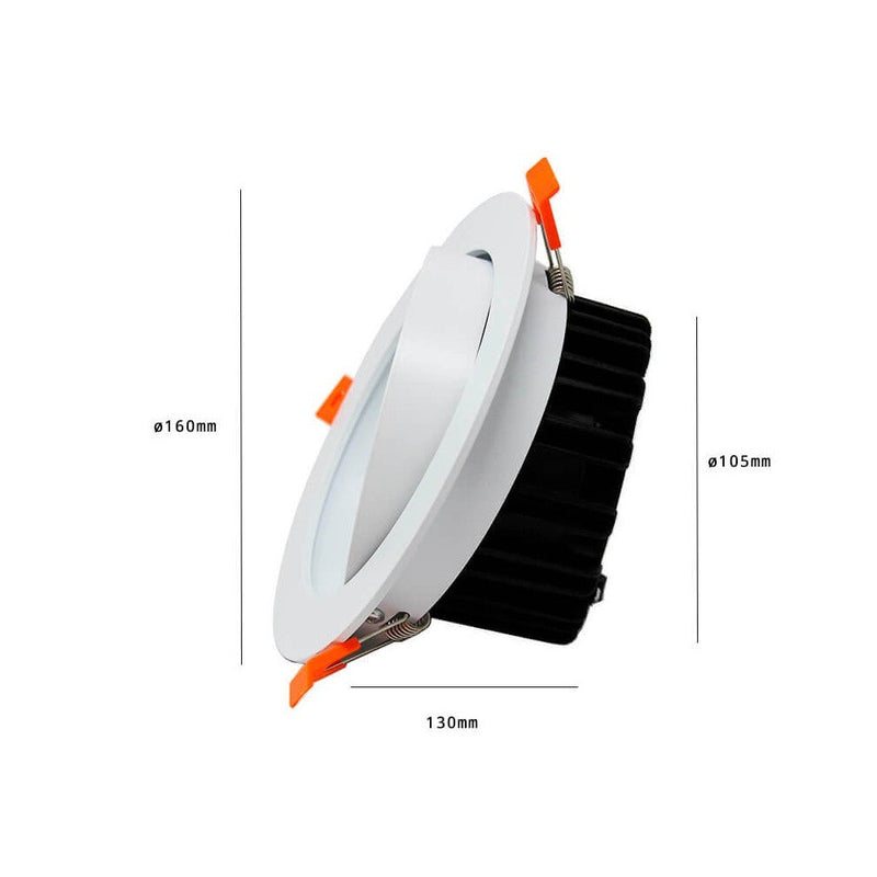 25W Recessed LED Downlight 3 CCT - Ceiling Light Fixtures - Downlights