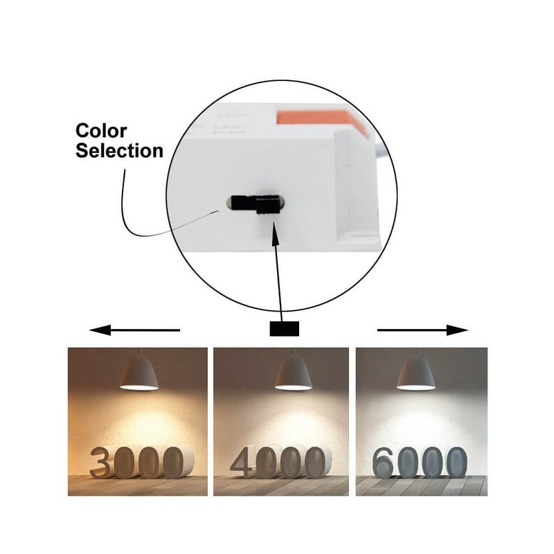 25W Recessed LED Downlight 3 CCT - Ceiling Light Fixtures - Downlights