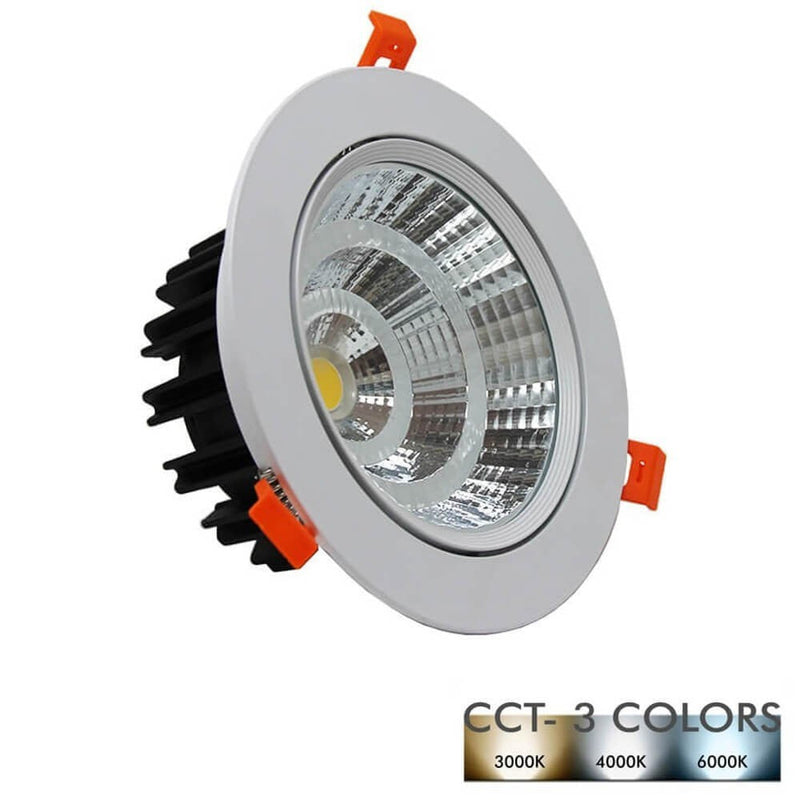 25W Recessed LED Downlight 3 CCT - Ceiling Light Fixtures - Downlights