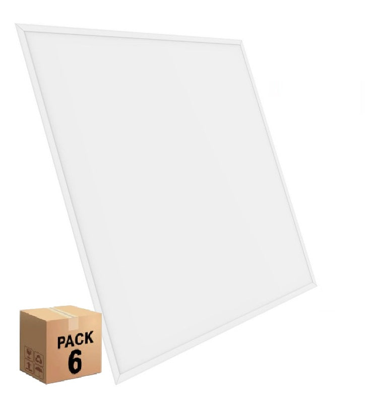 28W ARCTIC GLOW PRO High Efficiency LED Panel 60x60cm 4000K 6 Pack - Ceiling Light Fixtures - Panels