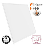 28W ARCTIC GLOW PRO High Efficiency LED Panel 60x60cm 5700K 6 Pack - Ceiling Light Fixtures - Panels