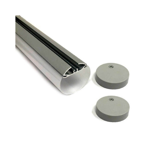 2m Aluminium TUBE Profile for Strip Lights - LED Strip Accessories - Ledex Lighting UK