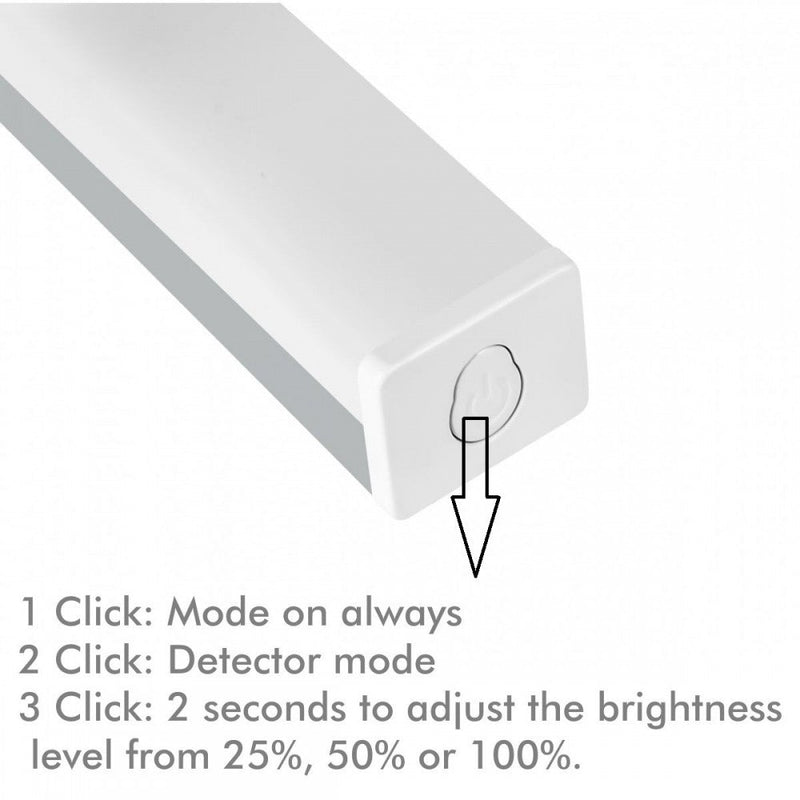 2W Magnetic Rechargeable LED Light 30cm with Motion Sensor 3000K - Lighting - Decorative Lighting