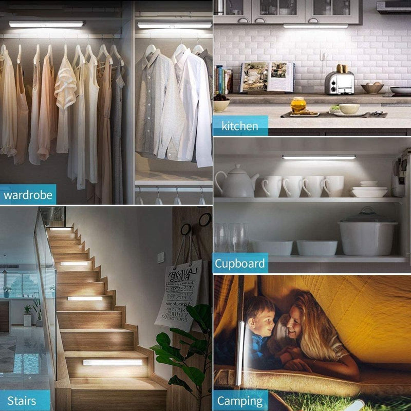 2W Magnetic Rechargeable LED Light 30cm with Motion Sensor 3000K - Lighting - Decorative Lighting