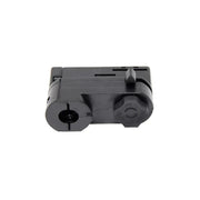 Connector for 3 Phase Rail Adapter Track Lights in Black - LED Accessories