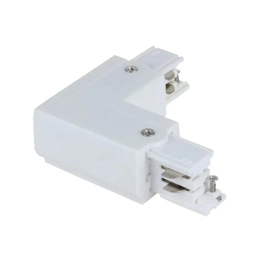 3 PHASE LEFT L rail union White - Track Lighting Accessories - Accessories