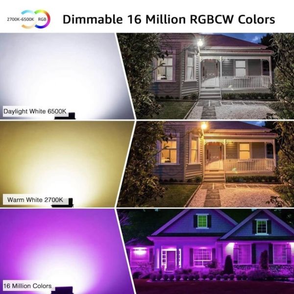 50W LED Smart Wi - Fi Floodlight - RGB