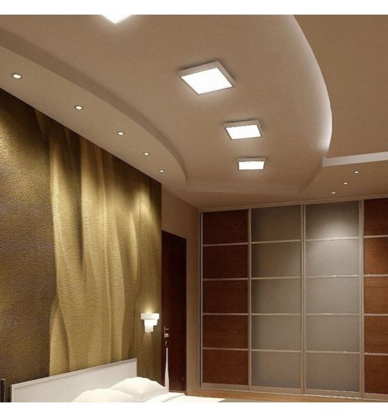 30W LED Square Surface Ceiling Light - 4000K