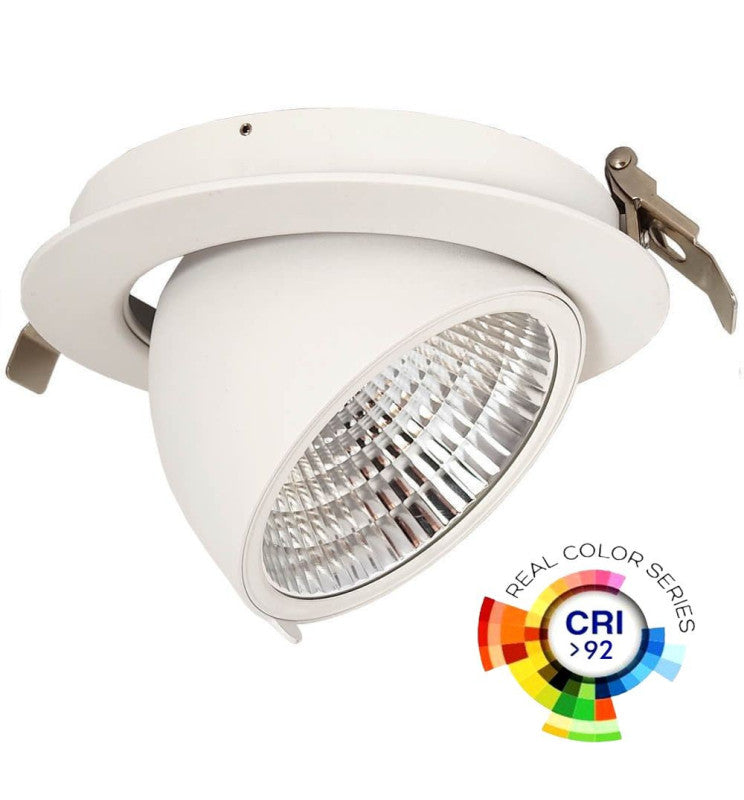 30W Adjustable HAMBURG LED Spotlight with PHILIPS Driver 3 CCT - Flood & Spot Lights - Downlights