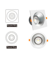 30W Circular LED Downlight GXtronic CRI + 92 Cut-out Ø145mm 3CCT IP65 - Ceiling Light Fixtures - Downlights