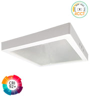 30W LED Ceiling Surface Light Square UGR19 140Lm/W CRI92 4CCT - Ceiling Light Fixtures - Panels