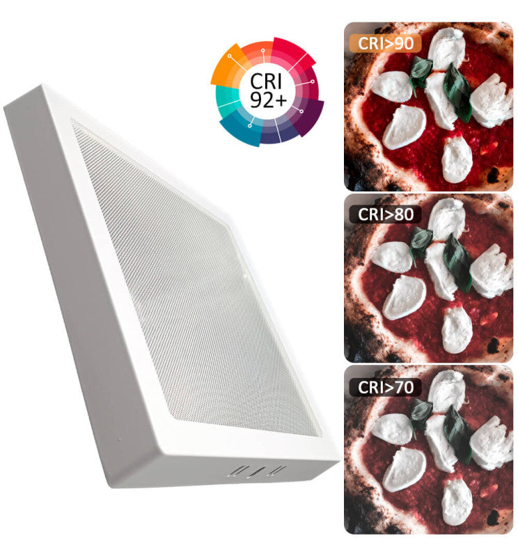 30W LED Ceiling Surface Light Square UGR19 140Lm/W CRI92 4CCT - Ceiling Light Fixtures - Panels