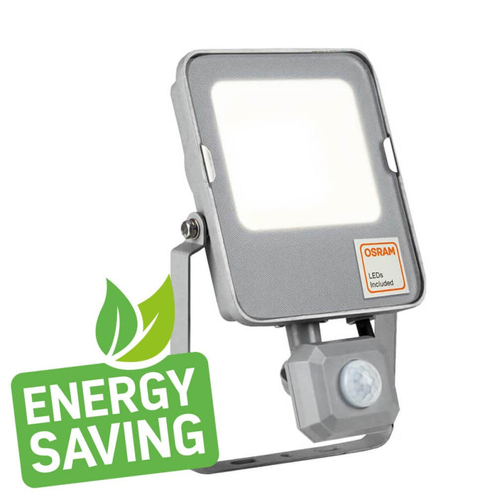 30W LED Floodlight with PIR Sensor - New Evolution - 6000K - LED