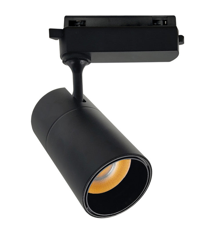 30W LED Track Light PARIS Black Single-Phase with Bridgelux Chip UGR11 24º - Track Lighting Fixtures - Track Lighting