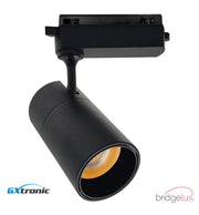30W LED Track Light PARIS Black Single-Phase with Bridgelux Chip UGR11 24º - Track Lighting Fixtures - Track Lighting