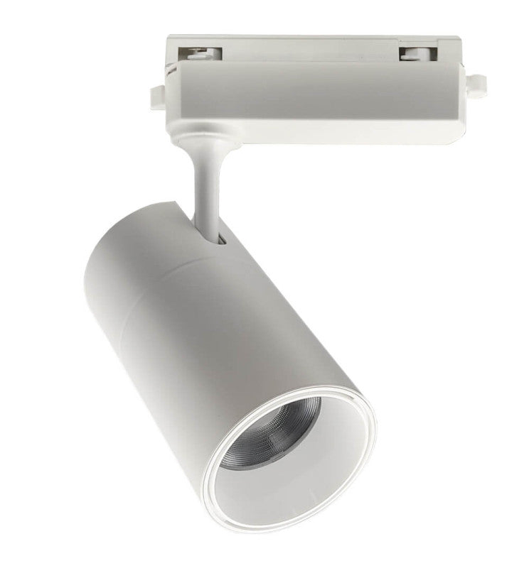 30W LED Track Light PARIS White Single-Phase with Bridgelux Chip UGR11 24º - Track Lighting Fixtures - Track Lighting