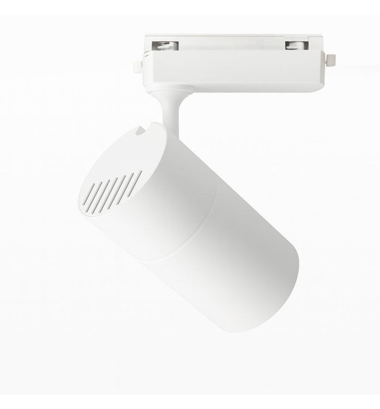 30W LED Track Light PARIS White Single-Phase with Bridgelux Chip UGR11 24º - Track Lighting Fixtures - Track Lighting
