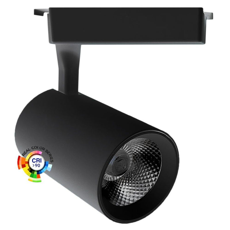 30W Single-Phase LED Track Light PARMA in Black 4000K - LED Spotlight