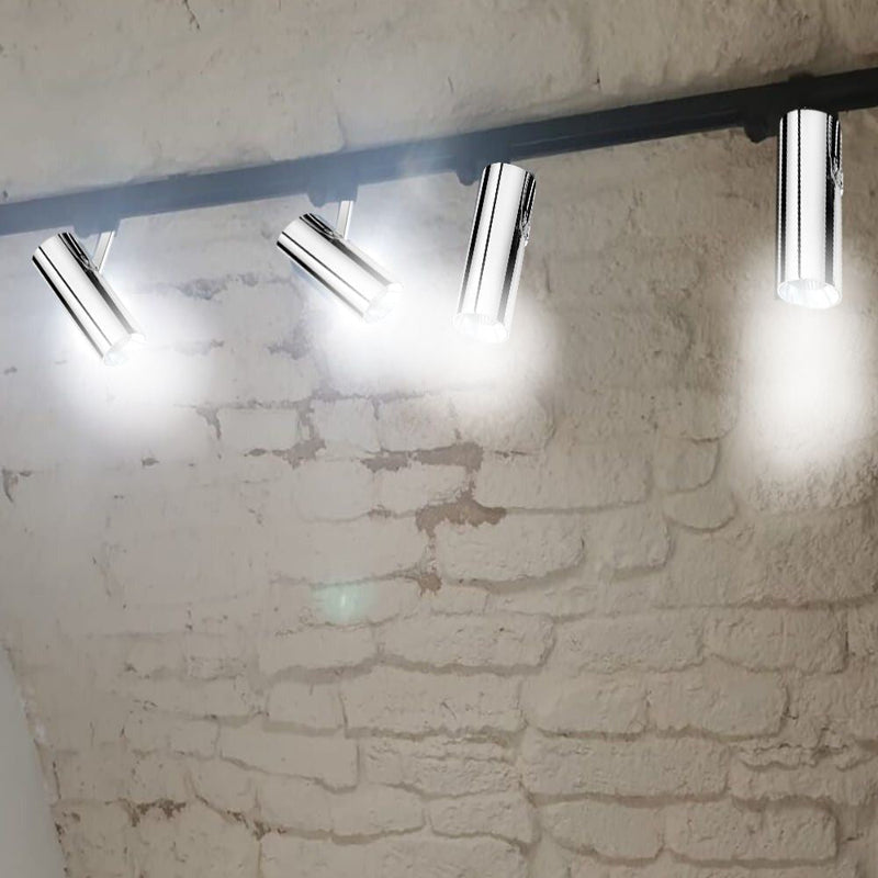 30W Single Phase BERNA LED Track Light 4000K Silver - Track Lighting Fixtures - Track Lighting