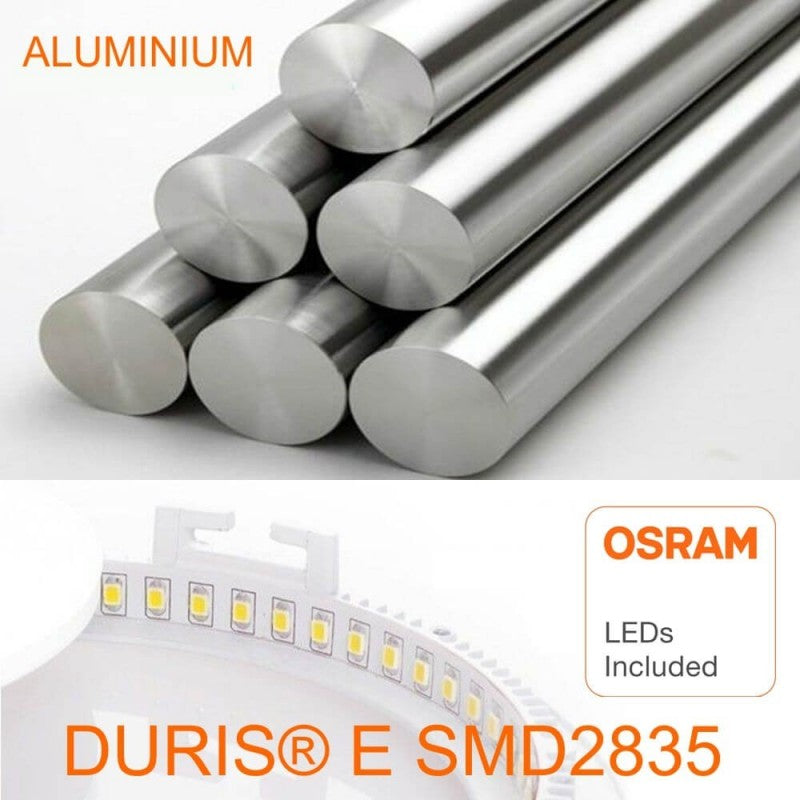 30W Slim Round Recessed LED Downlight OSRAM Chip 3000K Cut-out 280mm - Ceiling Light Fixtures - Downlights