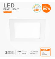 30W Slim Square LED Downlight with OSRAM Chip 3 CCT - Ceiling Light Fixtures - Panels
