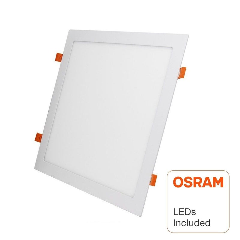 30W Slim Square Recessed LED Panel 6000K - Ceiling Light Fixtures - Downlights