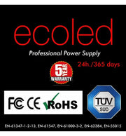 36W 12V Professional Power Supply ECOLED IP20 TÜV - Power Adapters & Chargers - Accessories