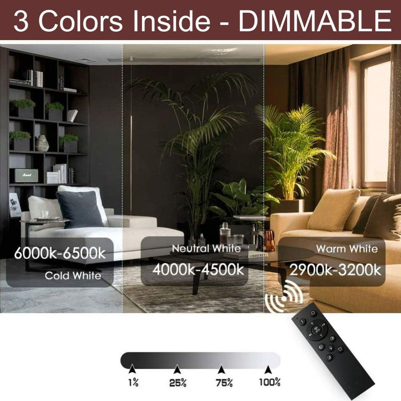 36W Dimmable ESPOO LED Ceiling Light 3 CCT - Ceiling Light Fixtures - Downlights