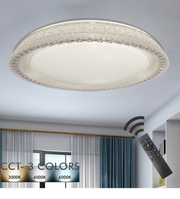36W Decorative TURKU LED Ceiling Light with Remote Control 3 CCT - LED ceiling lighting