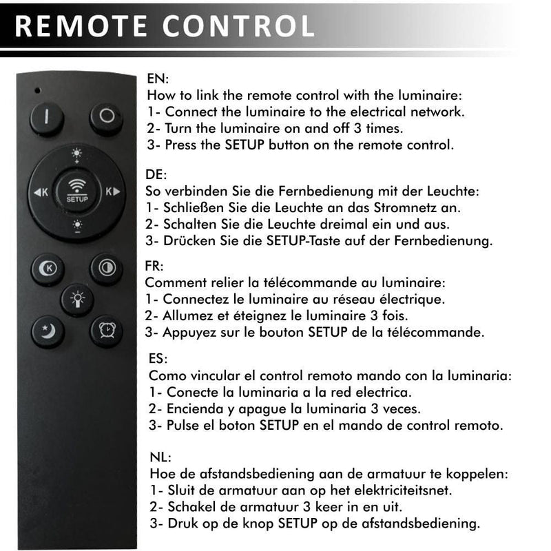 36W Dimmable LAHTI LED Ceiling Light with Remote Control 3 CCT - LED ceiling lighting