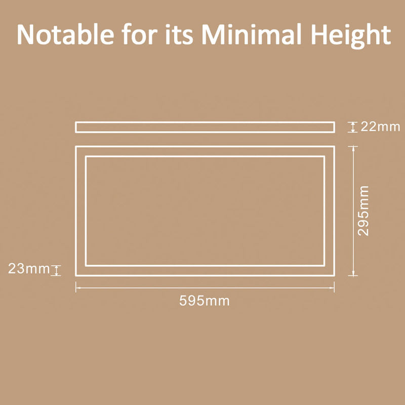 36W Surface Mounted or Recessed LED Panel 60X30 GXtronic Driver 3CCT - Ceiling Light Fixtures - Panels