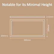 36W Surface Mounted or Recessed LED Panel 60X30 GXtronic Driver 3CCT - Ceiling Light Fixtures - Panels