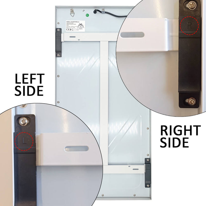 36W Surface Mounted or Recessed LED Panel 60X30 GXtronic Driver 3CCT - Ceiling Light Fixtures - Panels