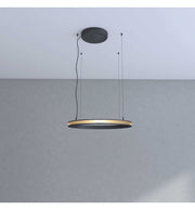 37W Circular SPACE VENUS LED Pendant Light in Black 60cm - Ceiling Light Fixtures - Linear Lights