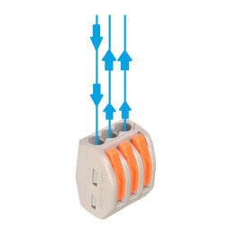 3 Way Lever Wire Connector - Quick Connector