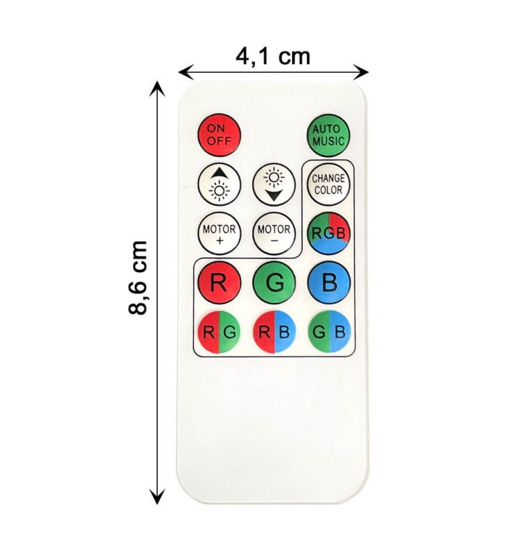 3W LED RGB Disco Rotating Light Bulb E27