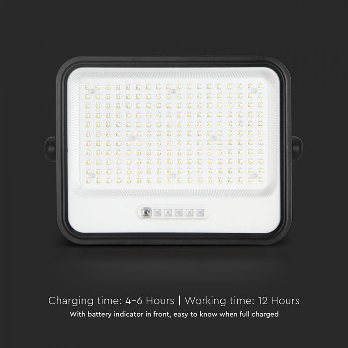 400W LED Solar Floodlight with Battery Indicator 7CCT IP65