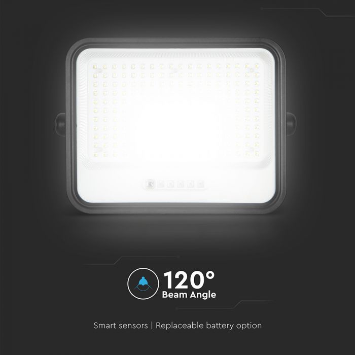 400W LED Solar Floodlight with Battery Indicator 7CCT IP65
