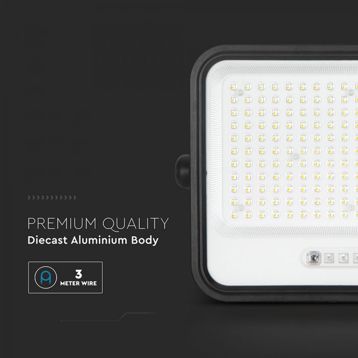 400W LED Solar Floodlight with Battery Indicator 7CCT IP65