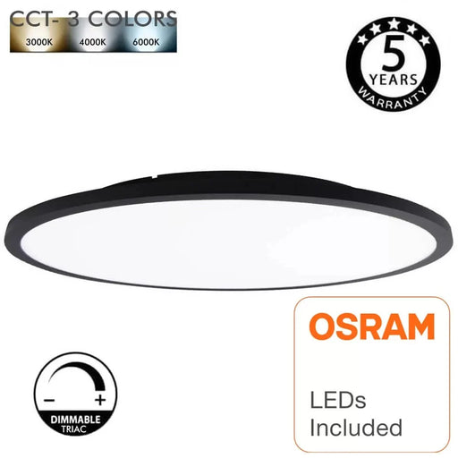 40W Dimmable LED Ceiling Light OSLO CCT - LED ceiling lighting