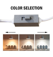 40W Dimmable OSLO LED Ceiling Light in Black 3 CCT - Ceiling Light Fixtures - Downlights