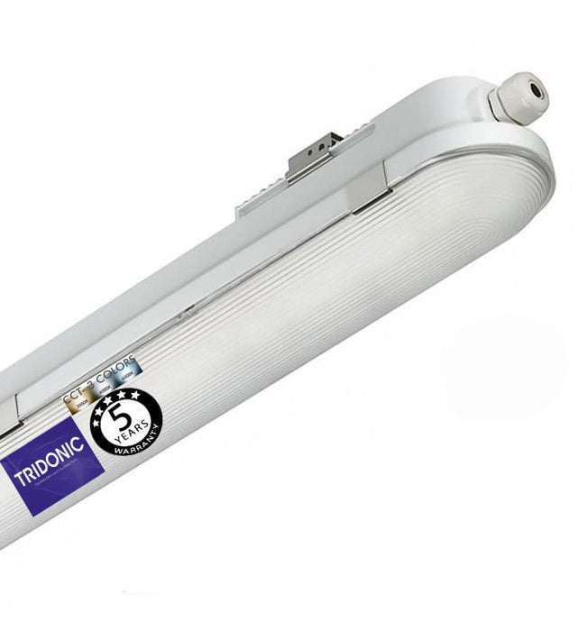 40W-23W LED Tri-Proof LED Batten with TRIDONIC driver CCT 120cm