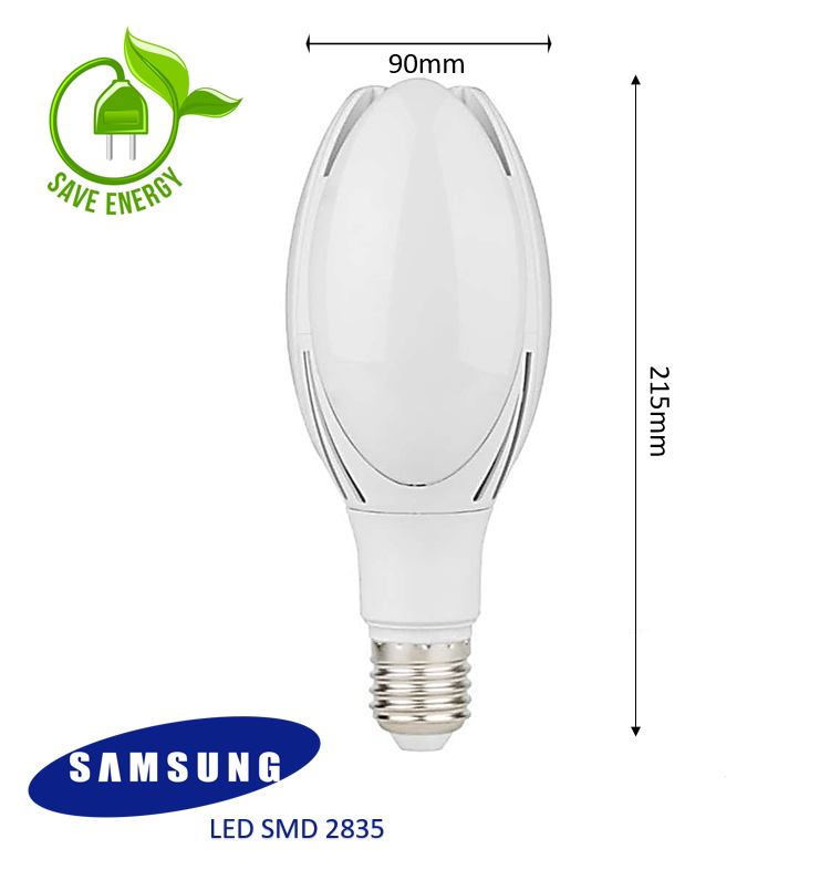 40W Resistant E27 LED Bulb 6500K - LED Light Bulbs - Lamps