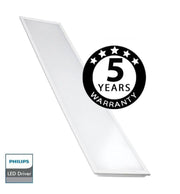 40W LED Panel 120x30cm with PHILIPS Driver 2 Pack - Ceiling Light Fixtures - Panels