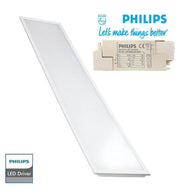 40W LED Panel 120x30cm with PHILIPS Driver 2 Pack - Ceiling Light Fixtures - Panels