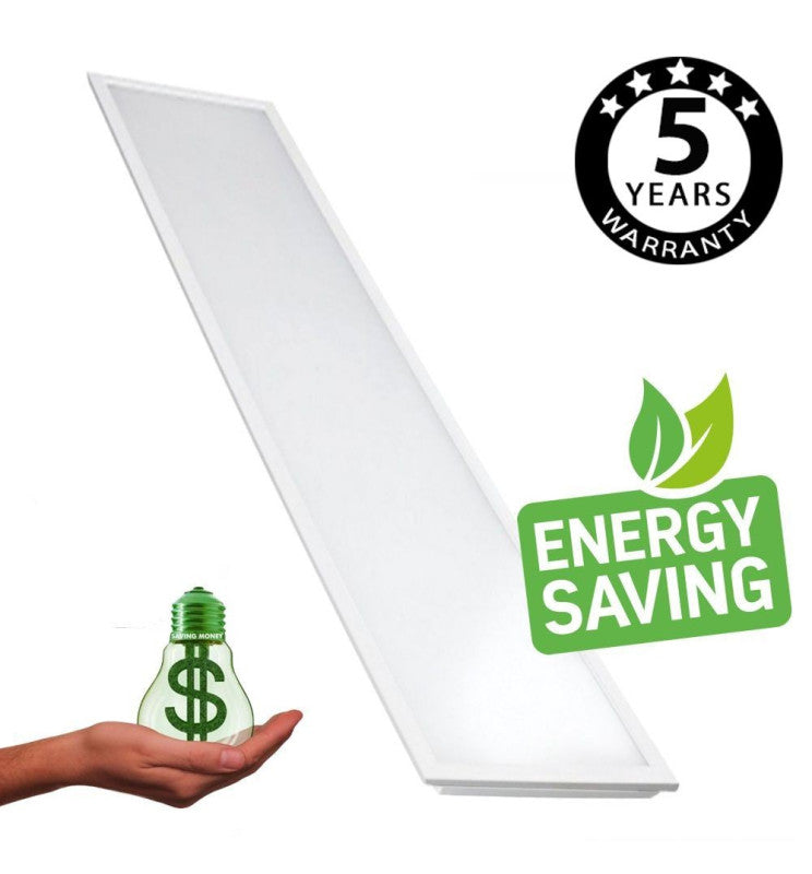 40W LED Panel 120x30cm with PHILIPS Driver 2 Pack - Ceiling Light Fixtures - Panels